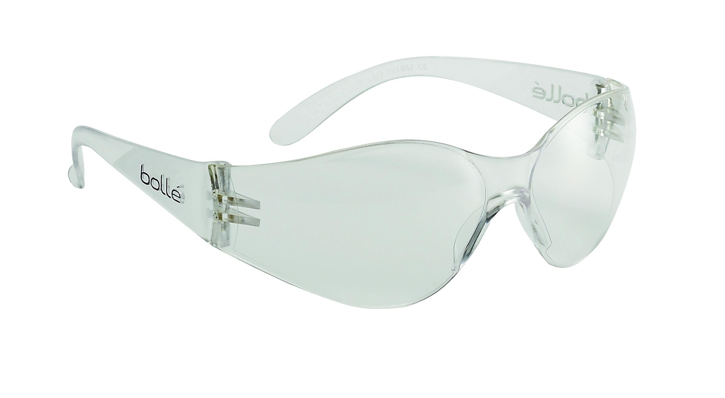 Bolle BANDIDO Anti-Mist UV Safety Glasses, Clear PC Lens, Vented