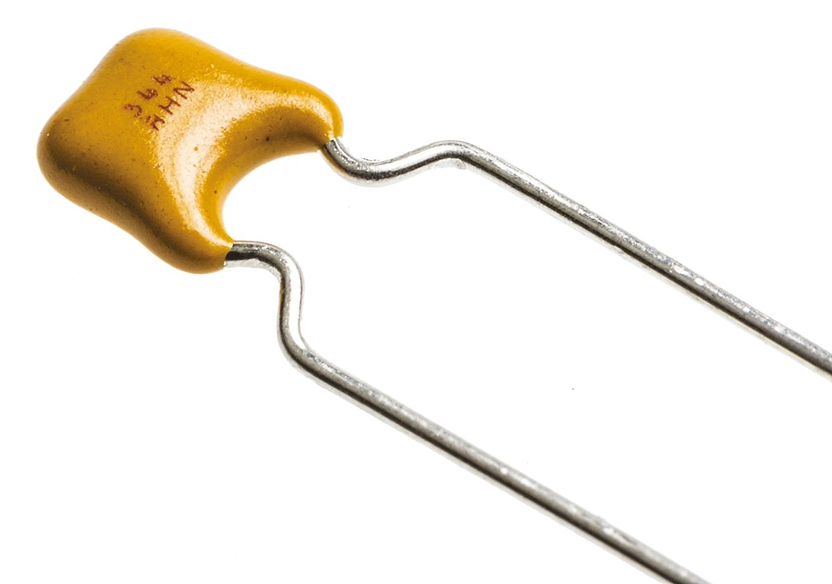 KYOCERA AVX 100nF Multilayer Ceramic Capacitor MLCC, 50V dc V, ±10% , Through Hole