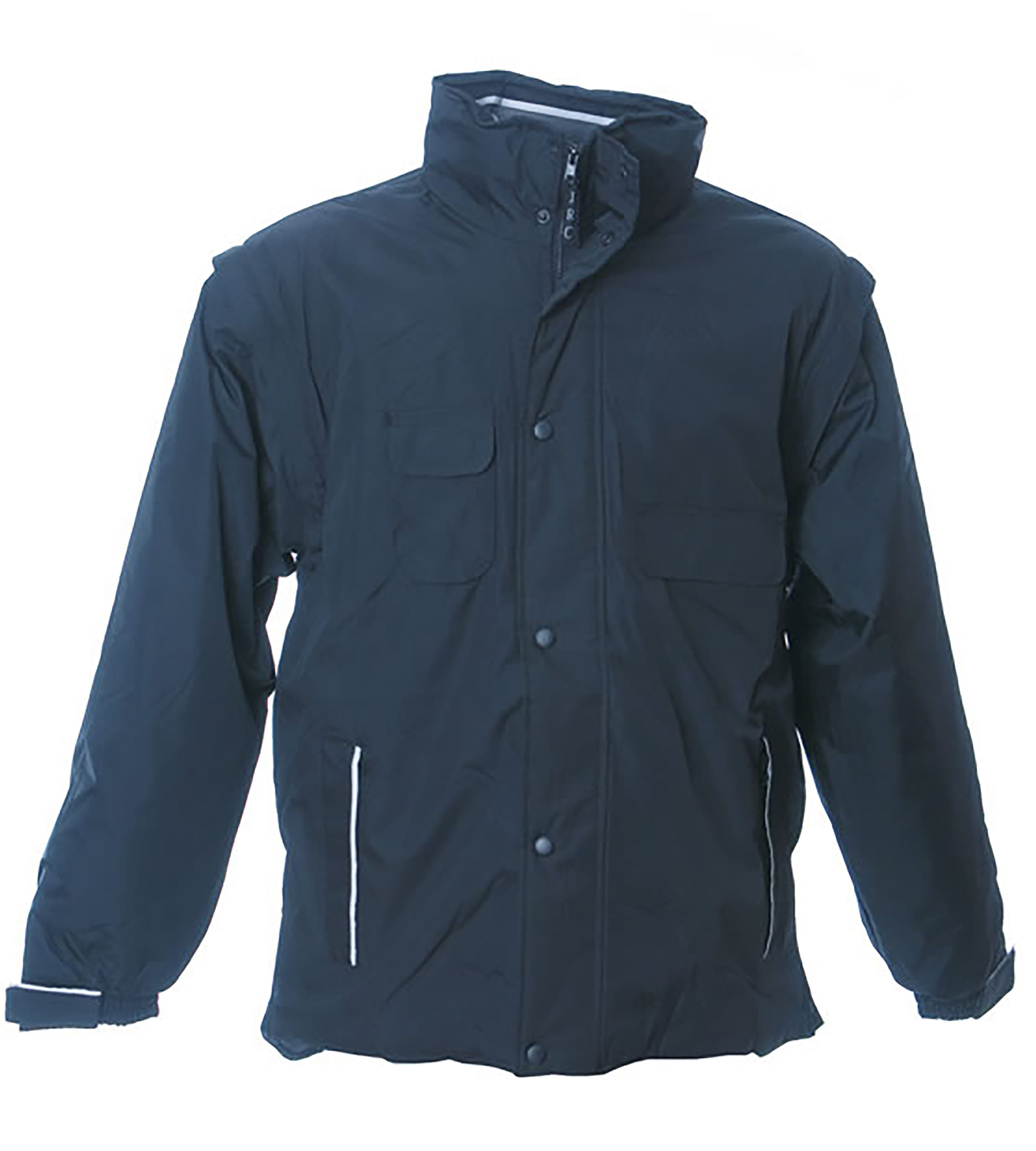JRC 987346 1 Navy, Waterproof Jacket Velcro, Zipper, XS 1 EA