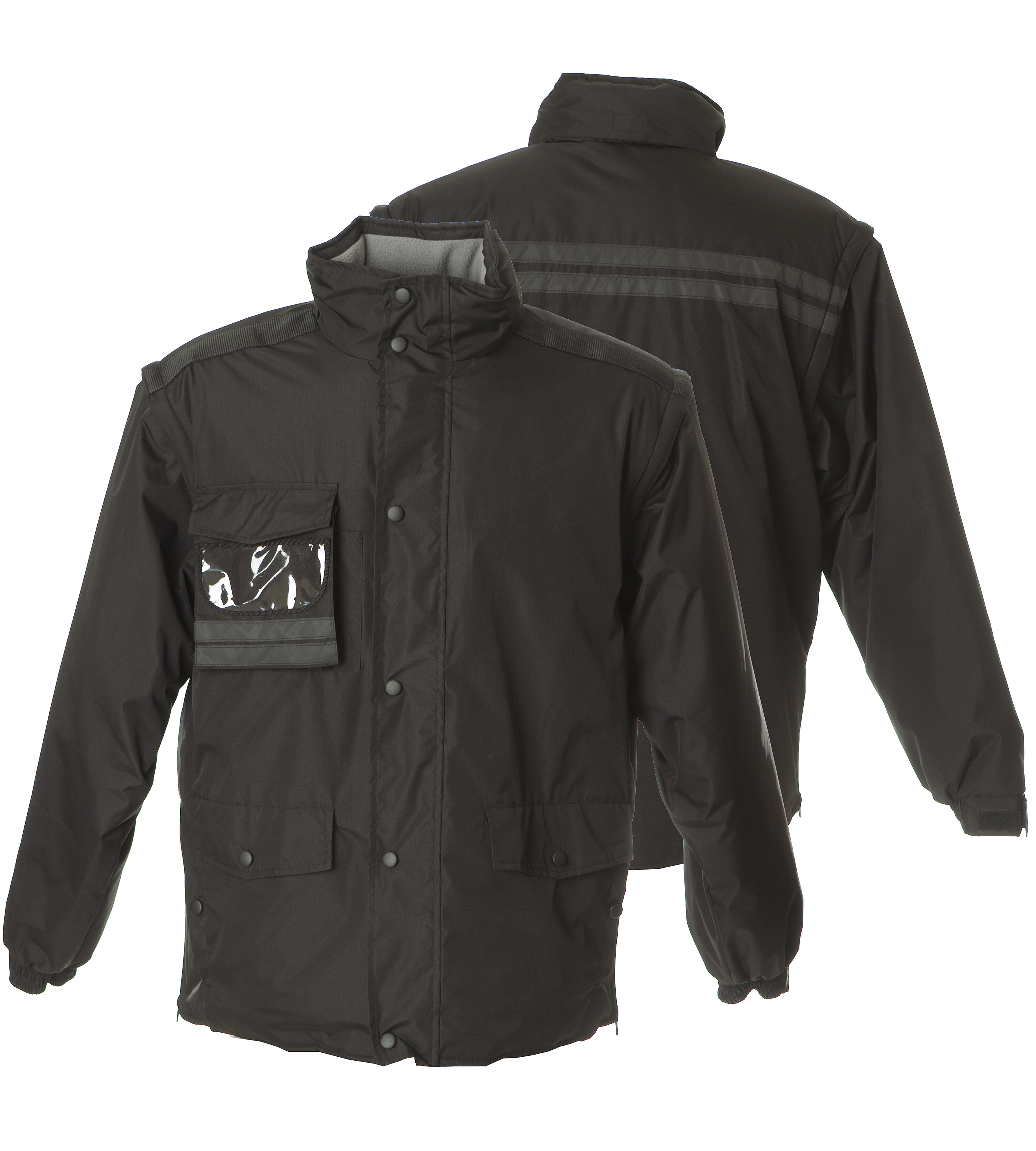 JRC 987691-C Black, Waterproof Jacket, 2XL 1 EA