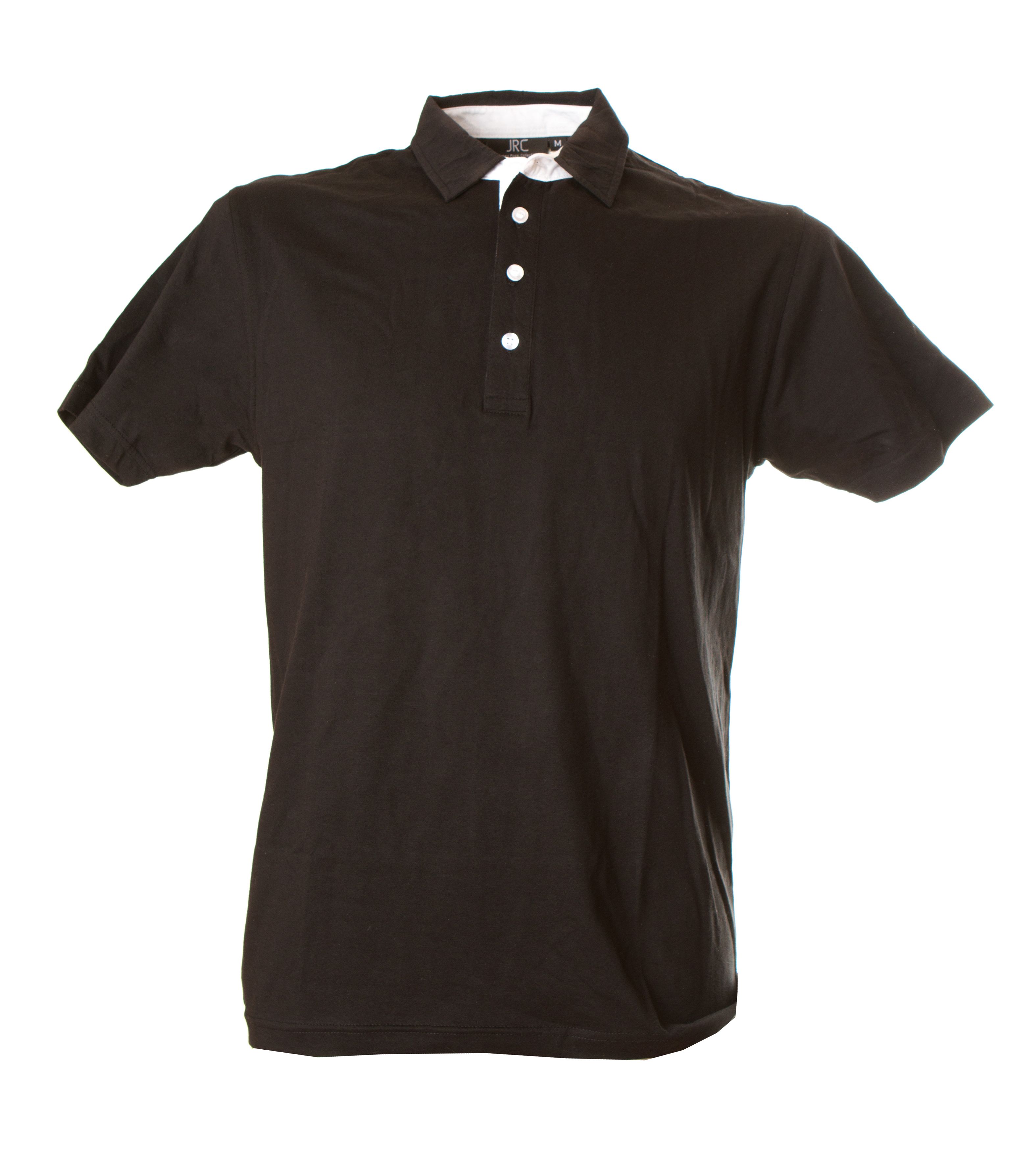 JRC 988403 Black 100% Cotton Polo Shirt L
