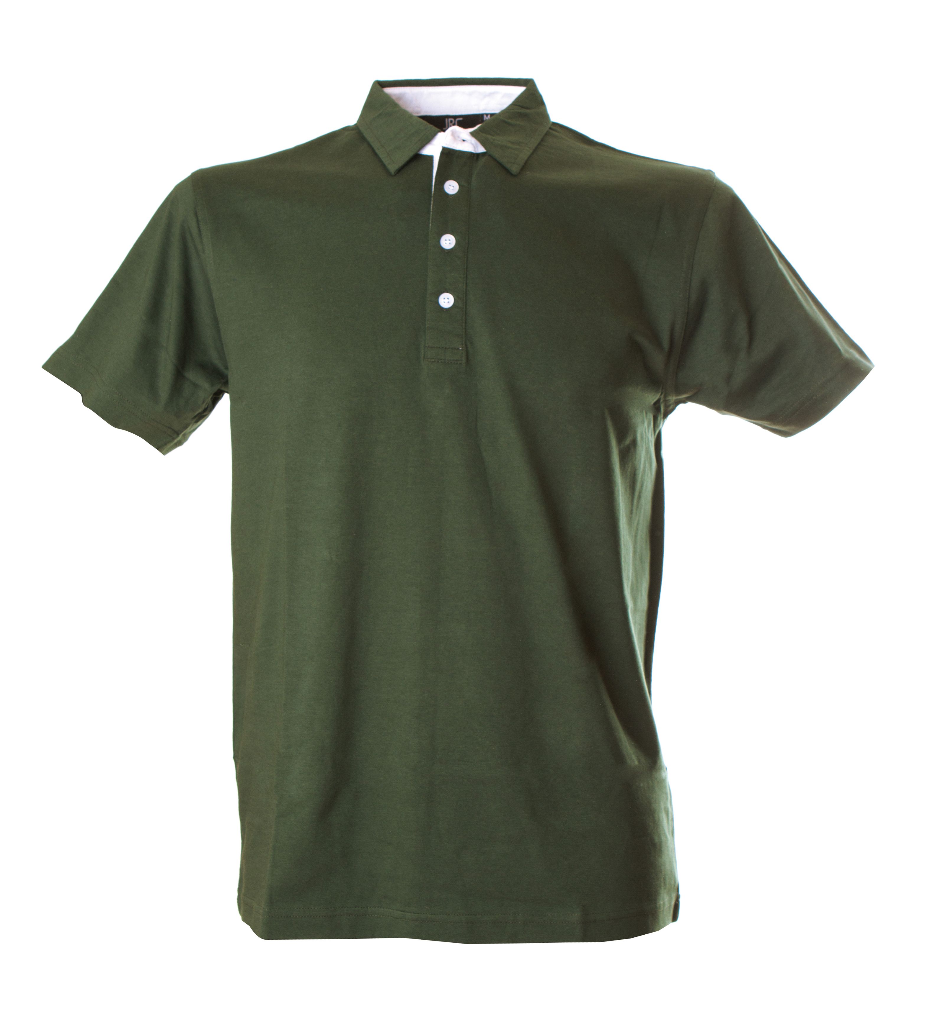 JRC 988406 Green 100% Cotton Polo Shirt L
