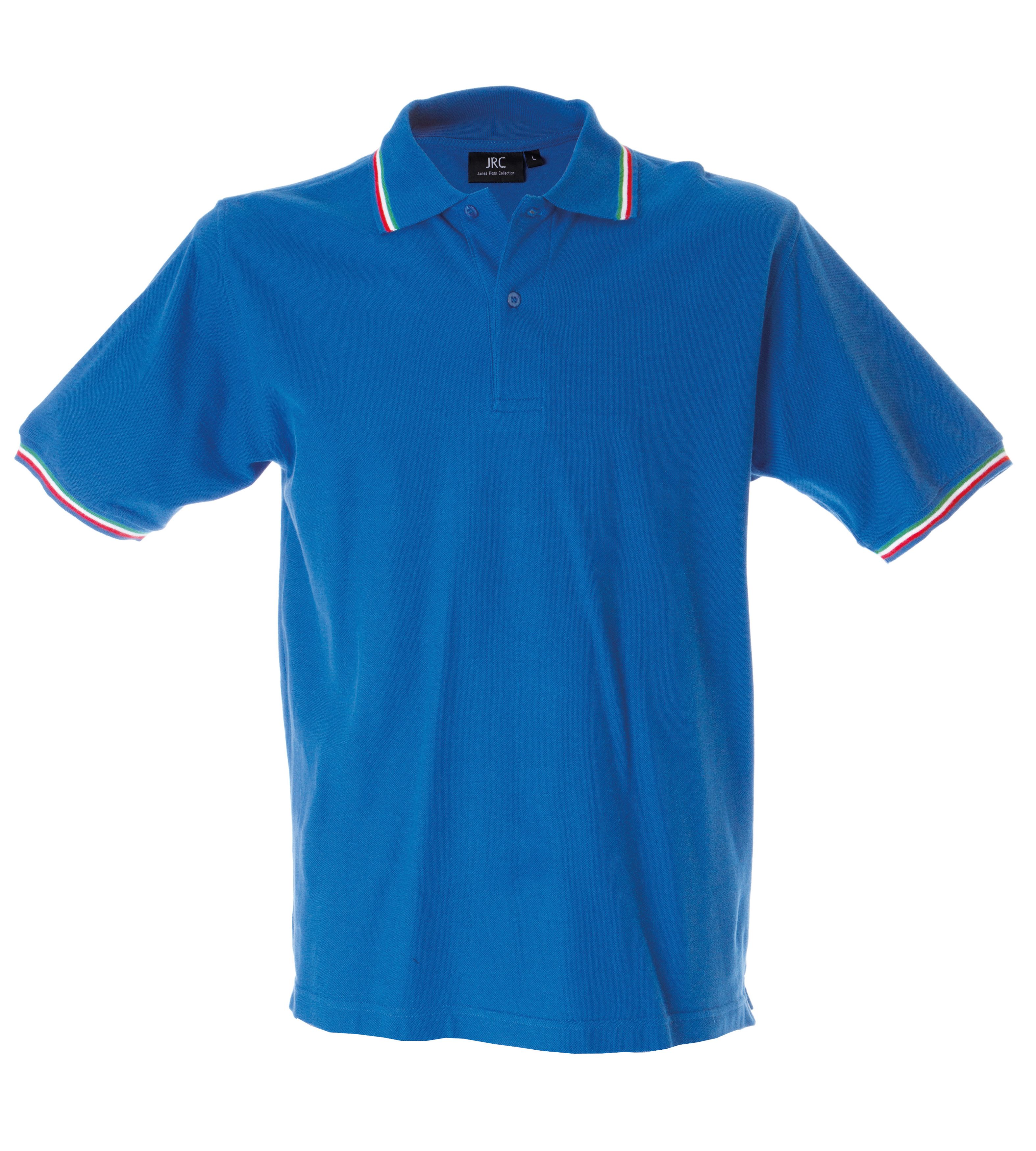 JRC 988442 Royal Blue 100% Cotton Polo Shirt L