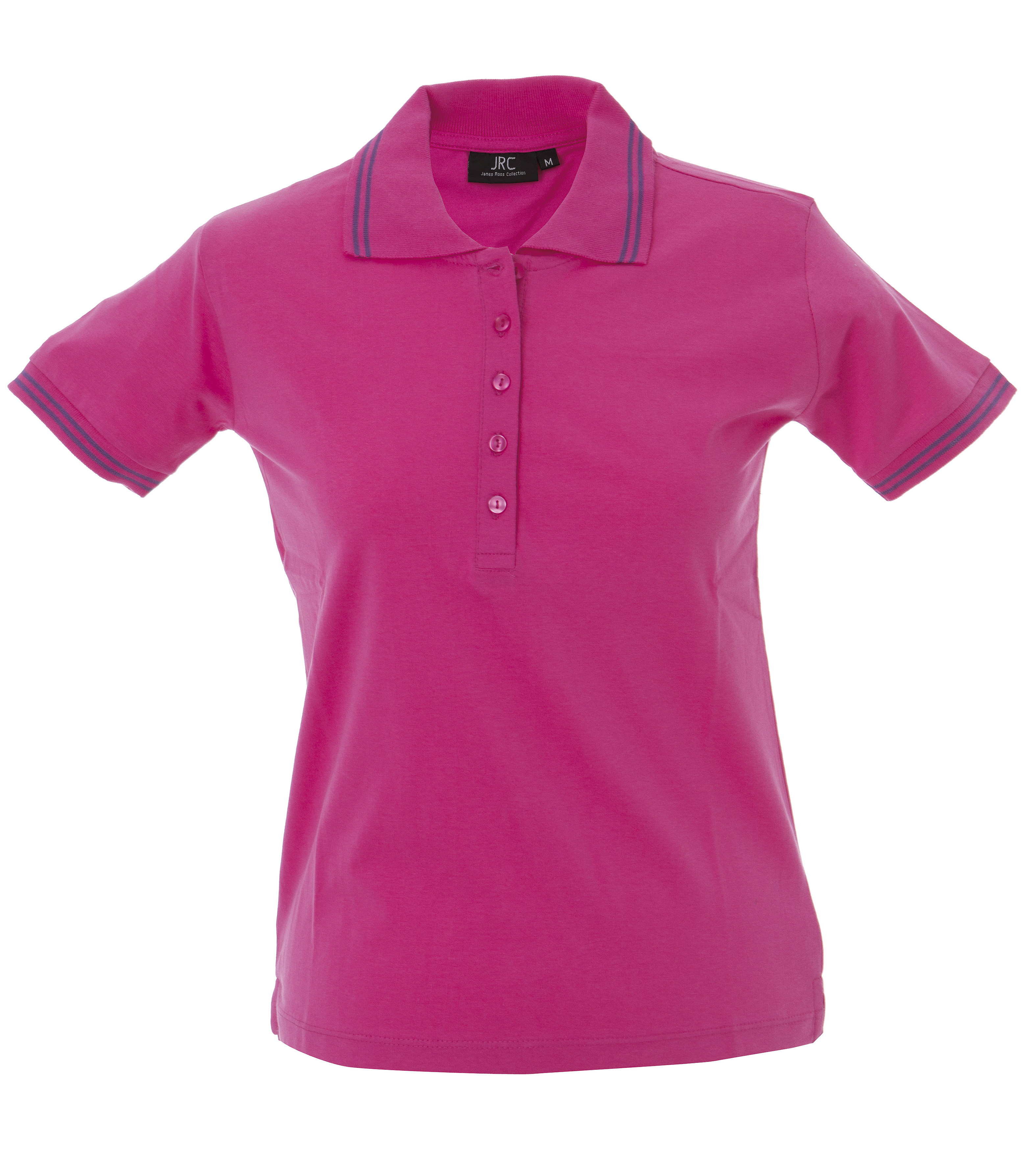 JRC 988978 Pink 100% Cotton Polo Shirt L