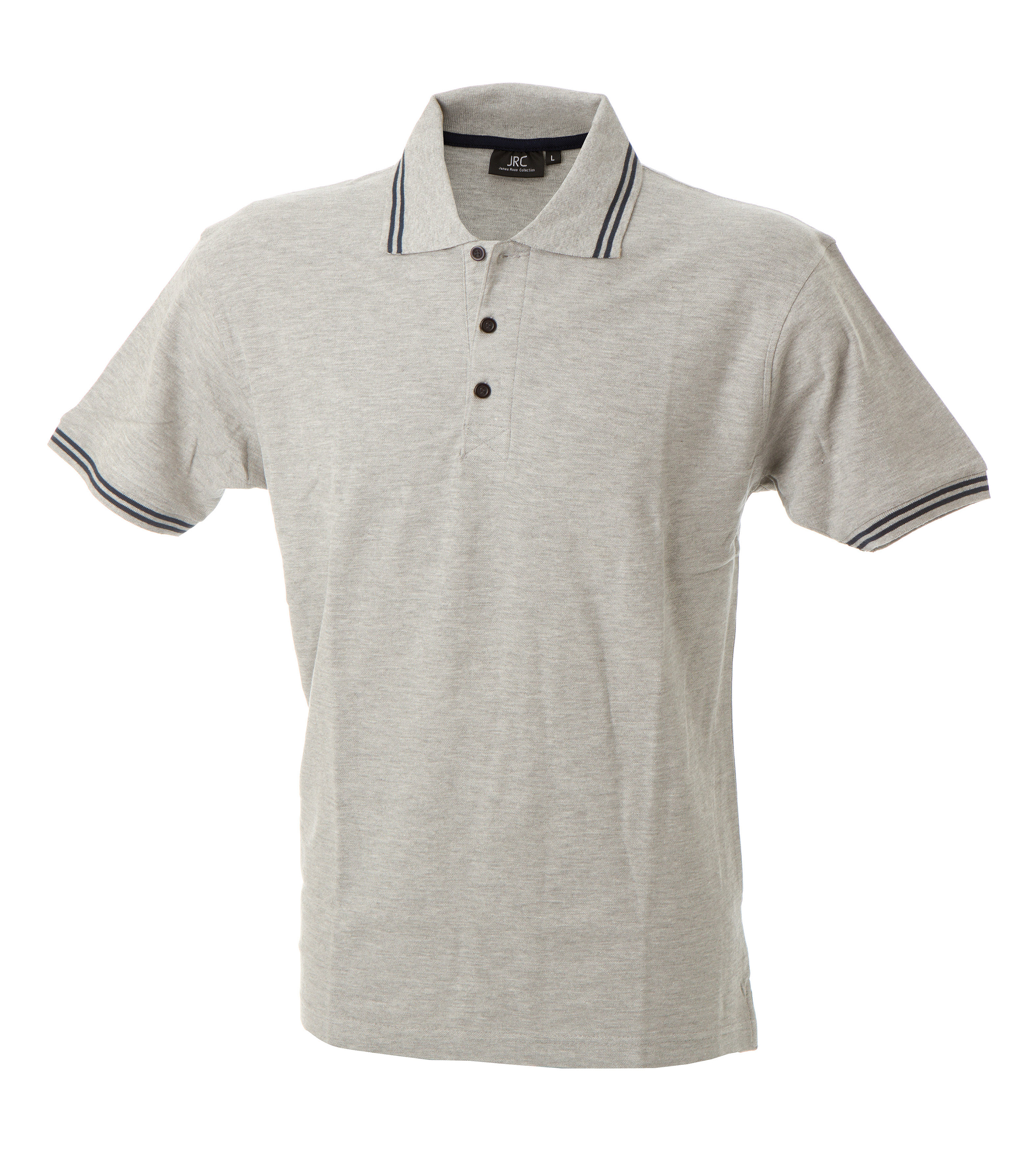 JRC 988981 Melange 100% Cotton Polo Shirt M