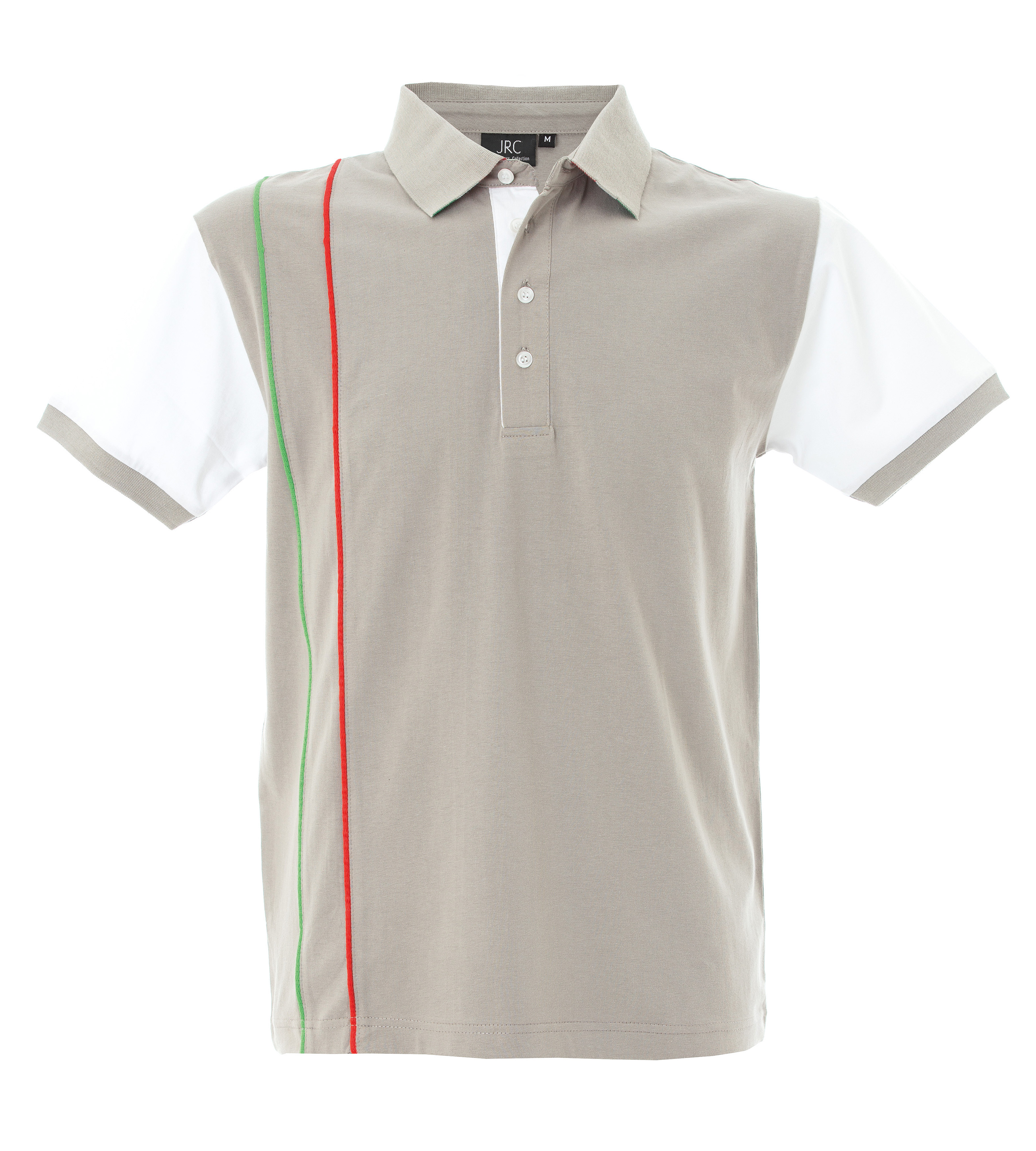 JRC 989016-C Light Grey 100% Cotton Polo Shirt 3XL