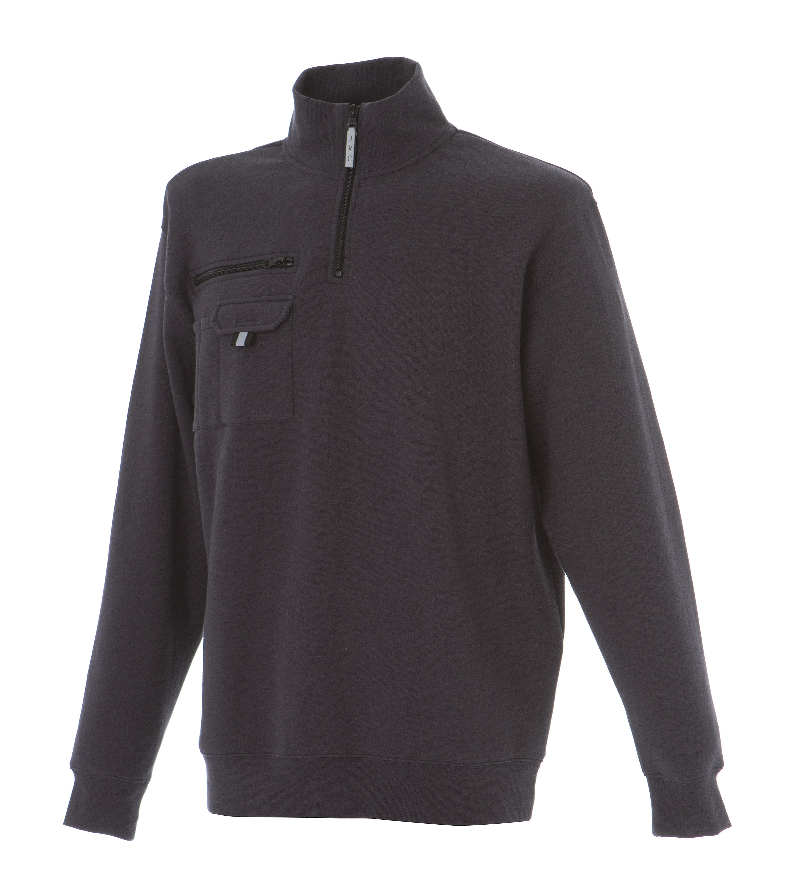 JRC 989191 Grey 35% Cotton, 65% Polyester Unisex Zip L