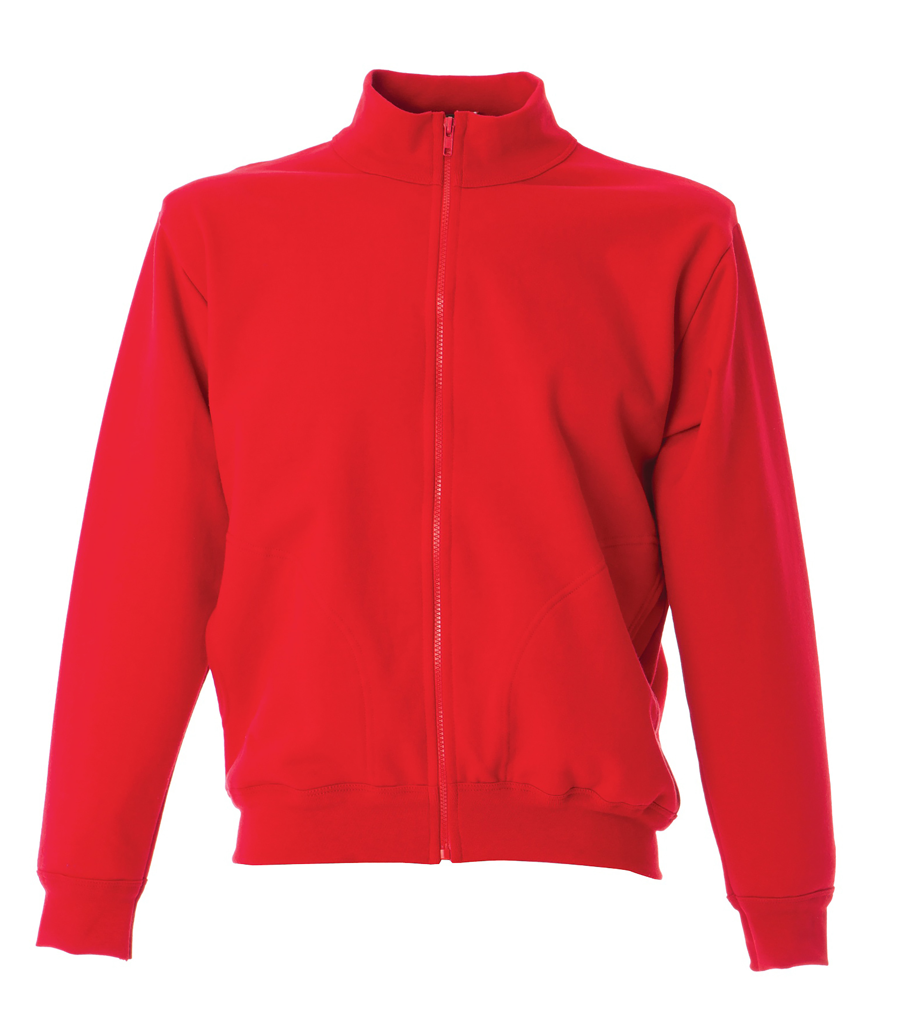 JRC 989234 Red 80% Cotton, 20% Polyester Unisex Zip Lunga M