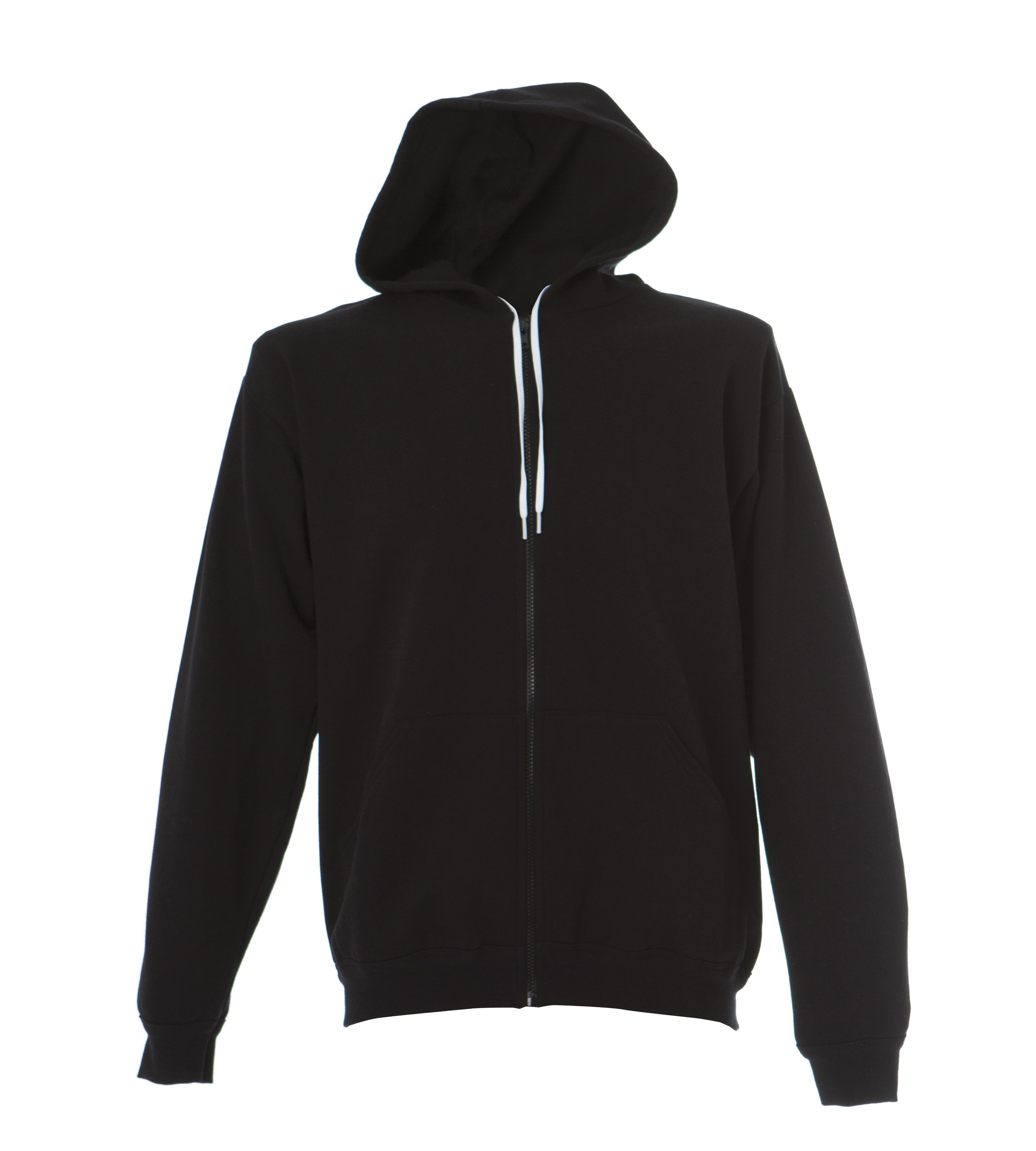 JRC 989243 Black 80% Cotton, 20% Polyester Unisex Zip Lunga M