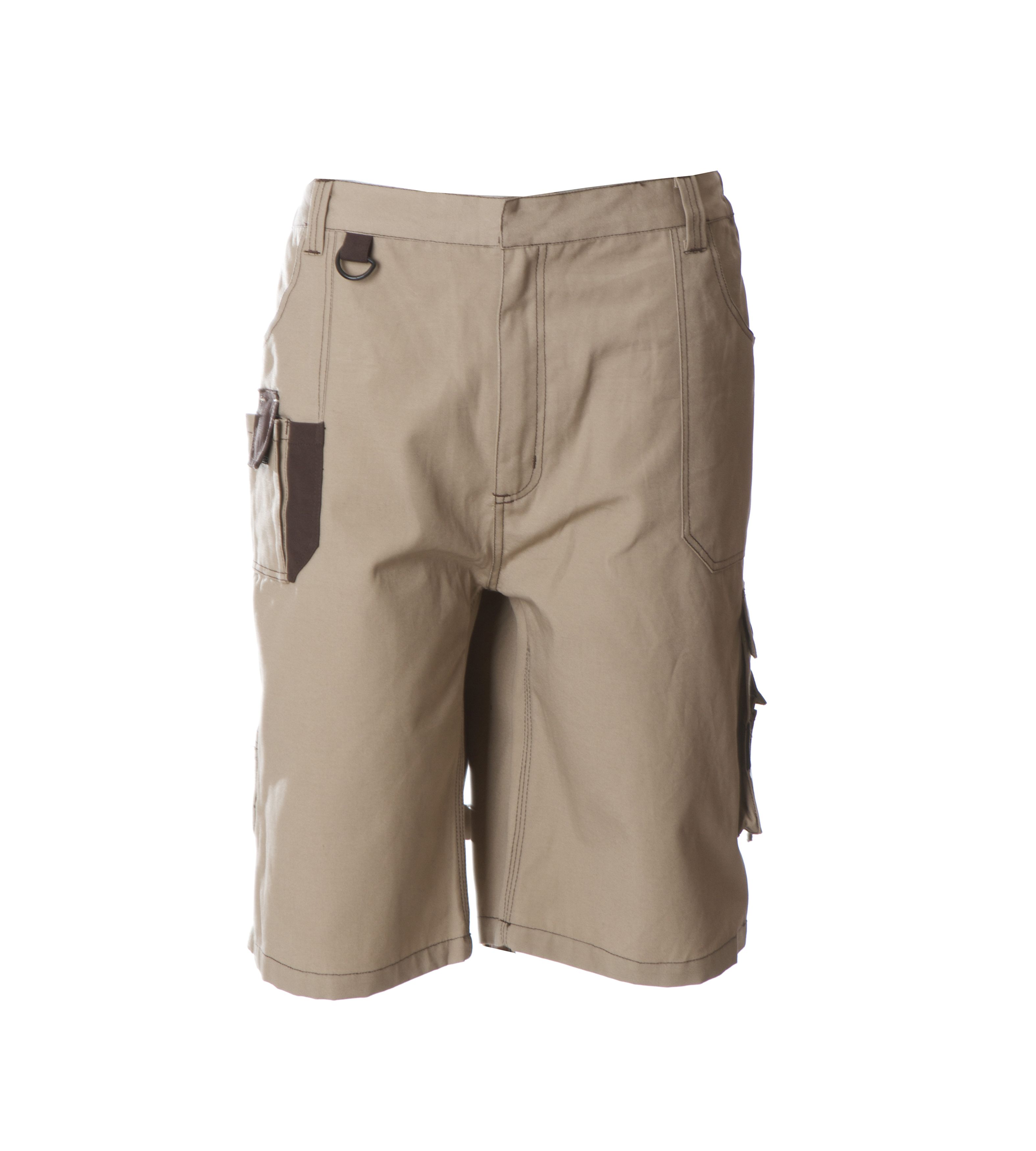 JRC 989502 Beige 5% Polyester, 95% Cotton Work Shorts, 44 cm