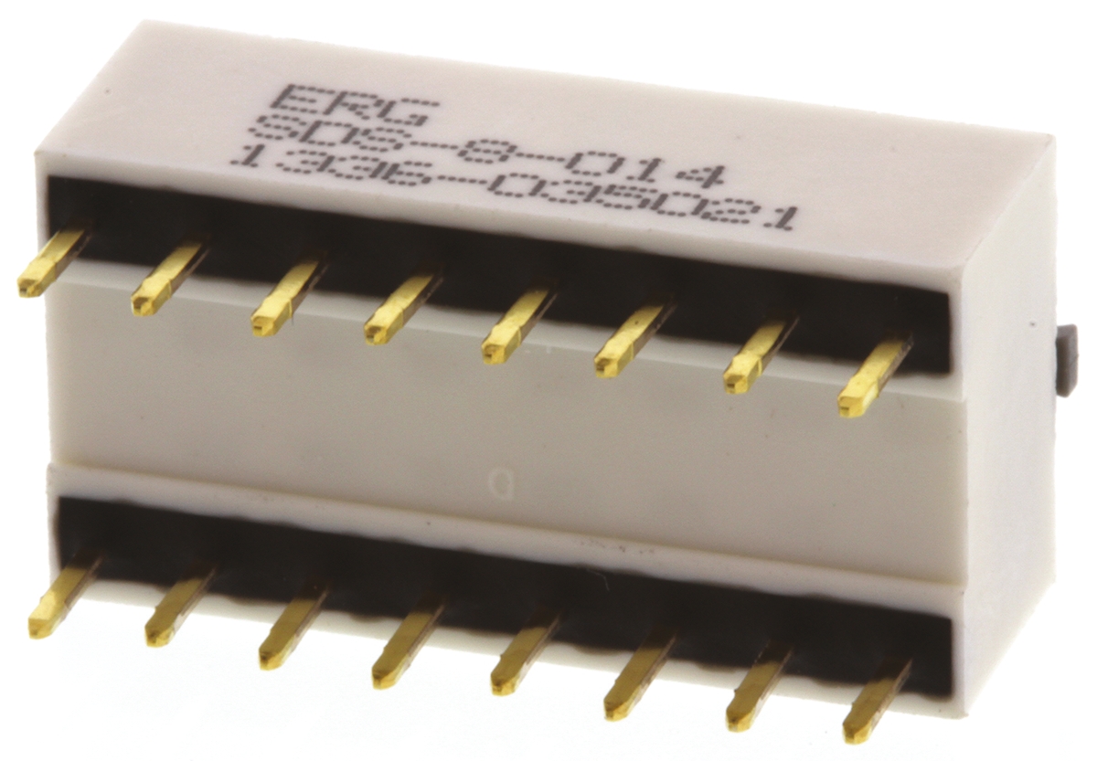 ed57657 ERG 8 Way Through Hole DIP Switch SPST, Directing Switch Actuator