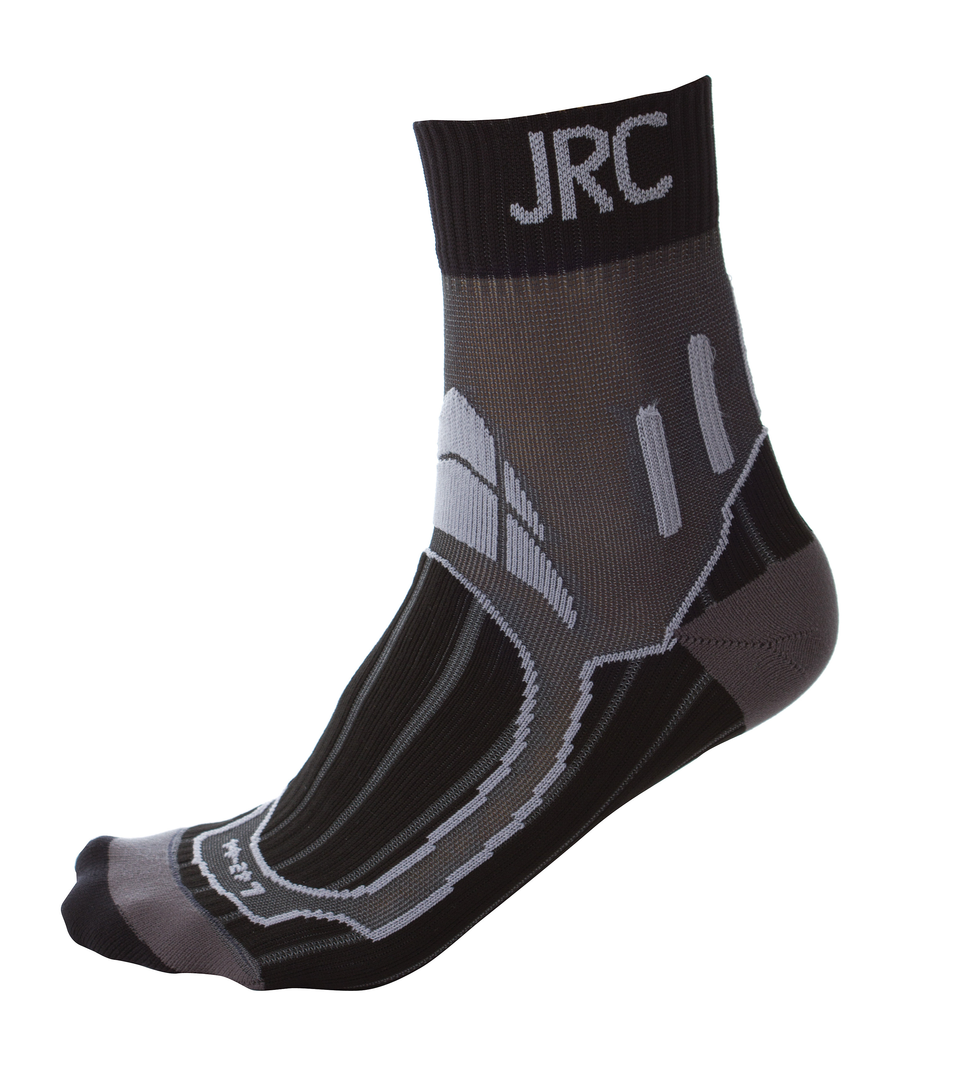 JRC Grey, Black Socks S