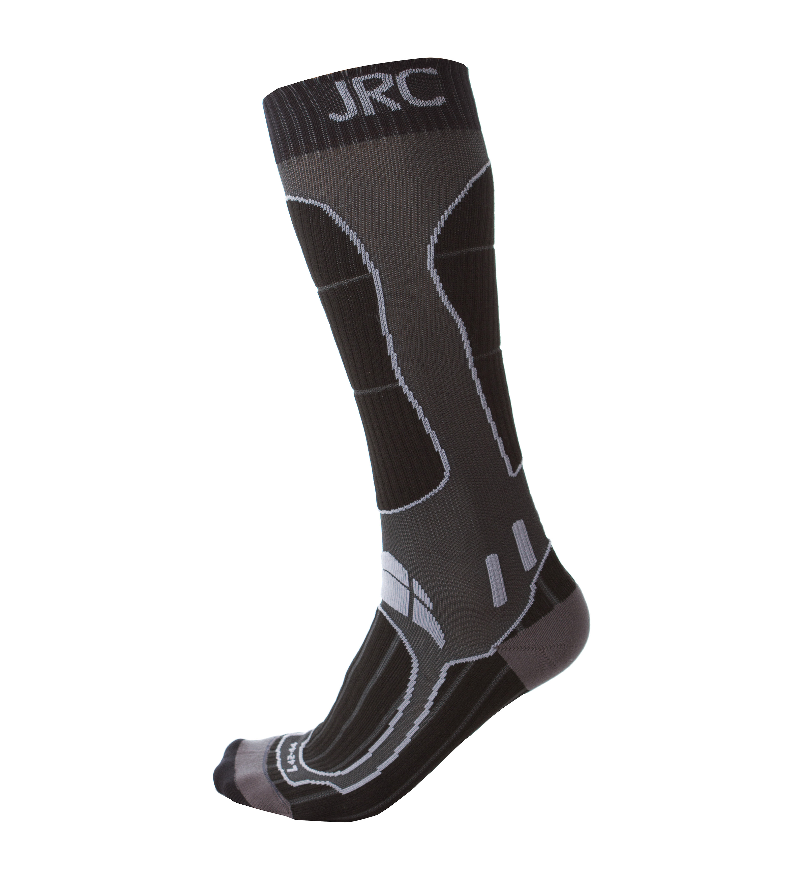 JRC Black, Grey Socks M