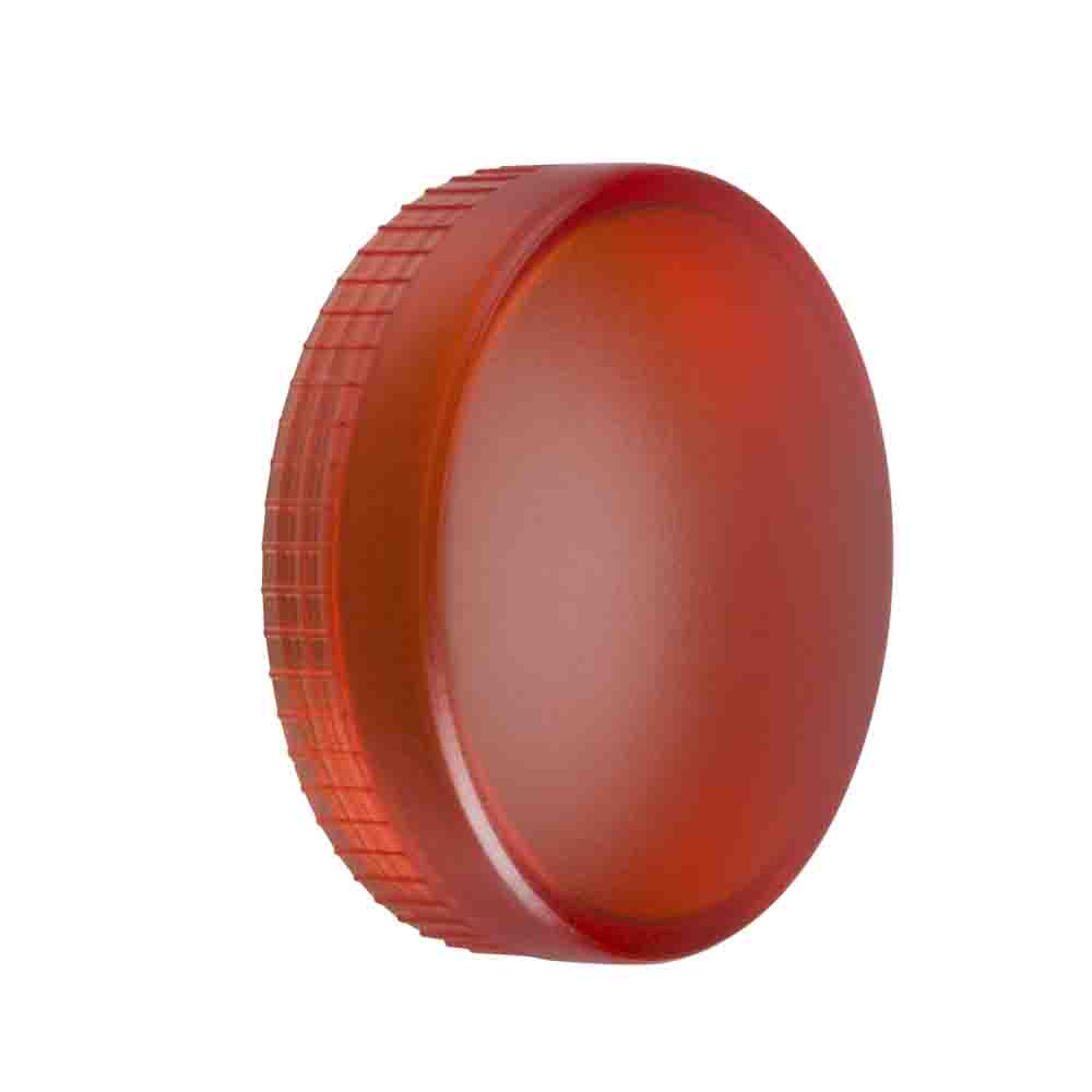 zbv0143 Schneider Electric Panel Mount Indicator Lens Round Style, Red, 22 mm diameter, 29 mm Long