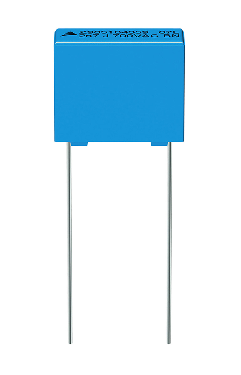 EPCOS B32671P Polypropylene Film Capacitor, 200 V ac, 630 V dc, ±10%, 68nF, Through Hole
