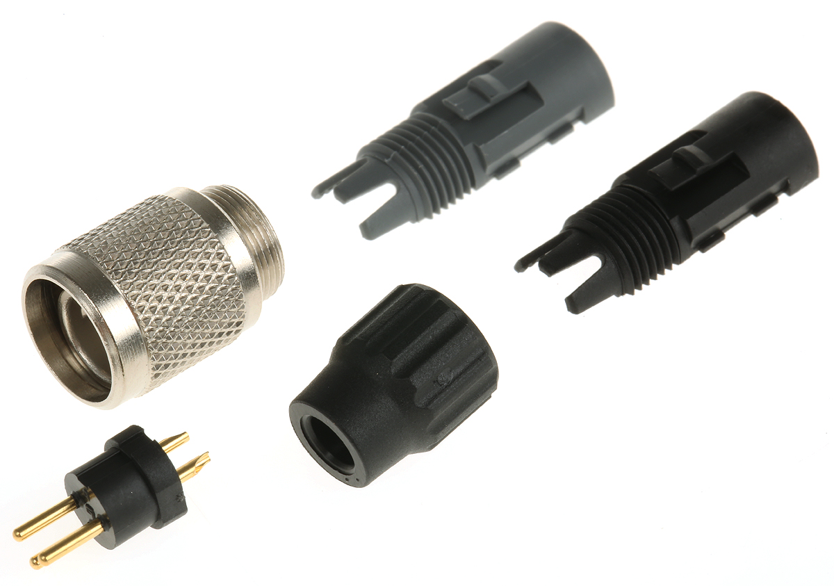 binder Circular Connector, 3 Contacts, Cable, M9 Connector, Plug, Male, IP40, 711 Series