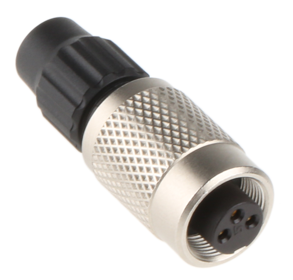 binder Circular Connector, 3 Contacts, Cable, M9 Connector, Socket, Female, IP40, 711 Series