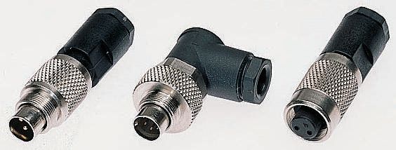 binder Circular Connector, 8 Contacts, Cable, M9 Connector, Plug, Male, IP67, 712 Series