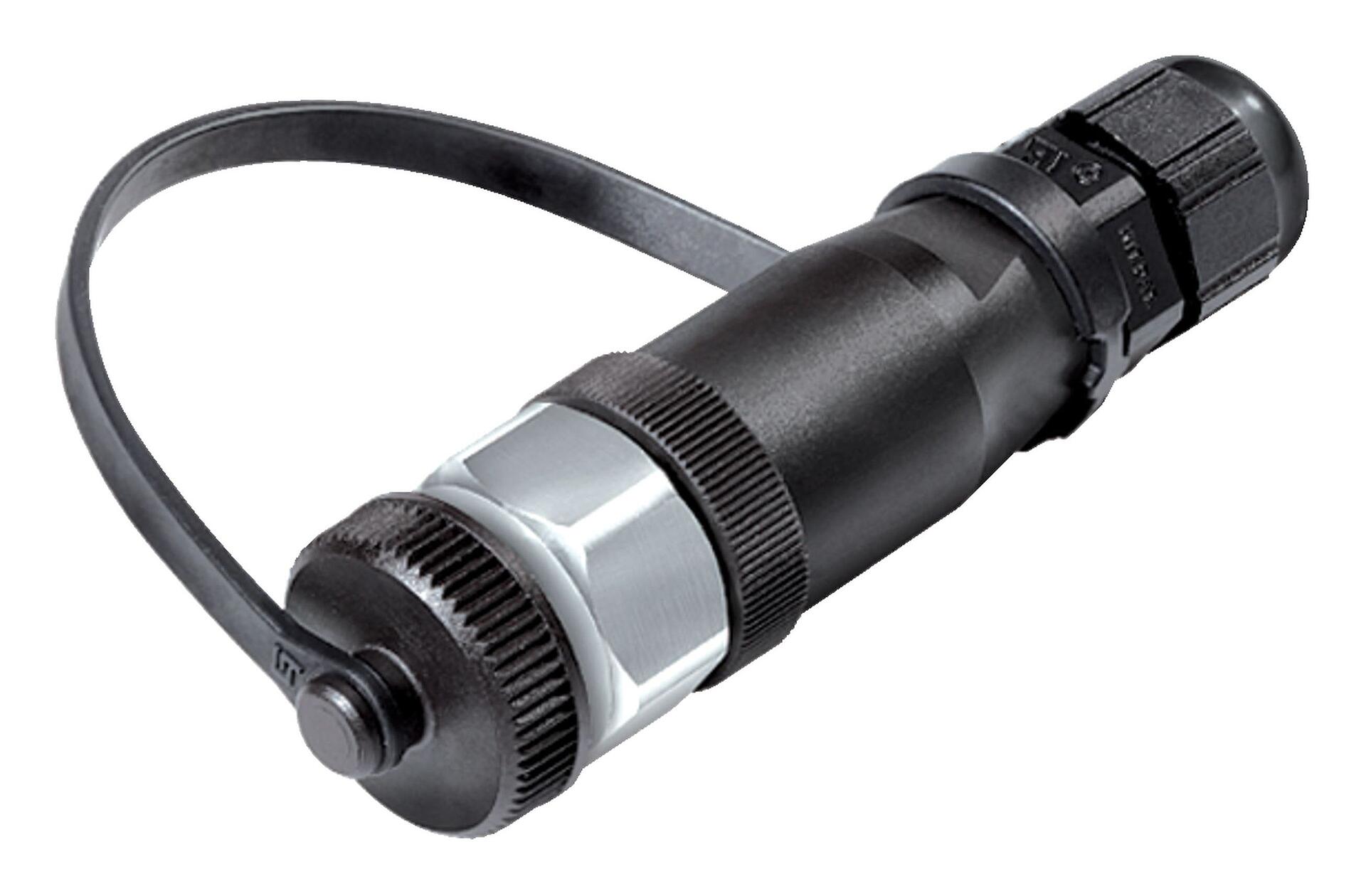 binder Connector, 4 Contacts, Cable, Socket, Female, IP68, 713 Series