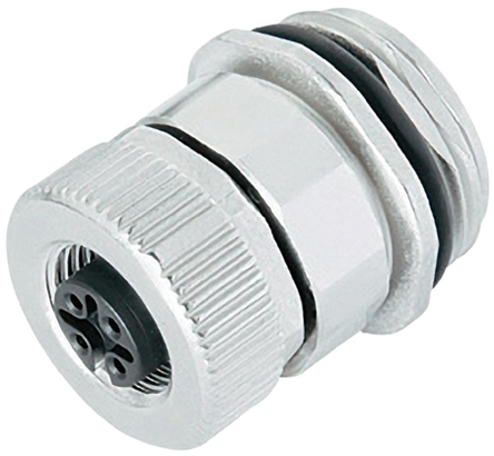 binder Circular Connector, 5 Contacts, Cable, M12 Connector, Socket, Female, IP67, 763 Series