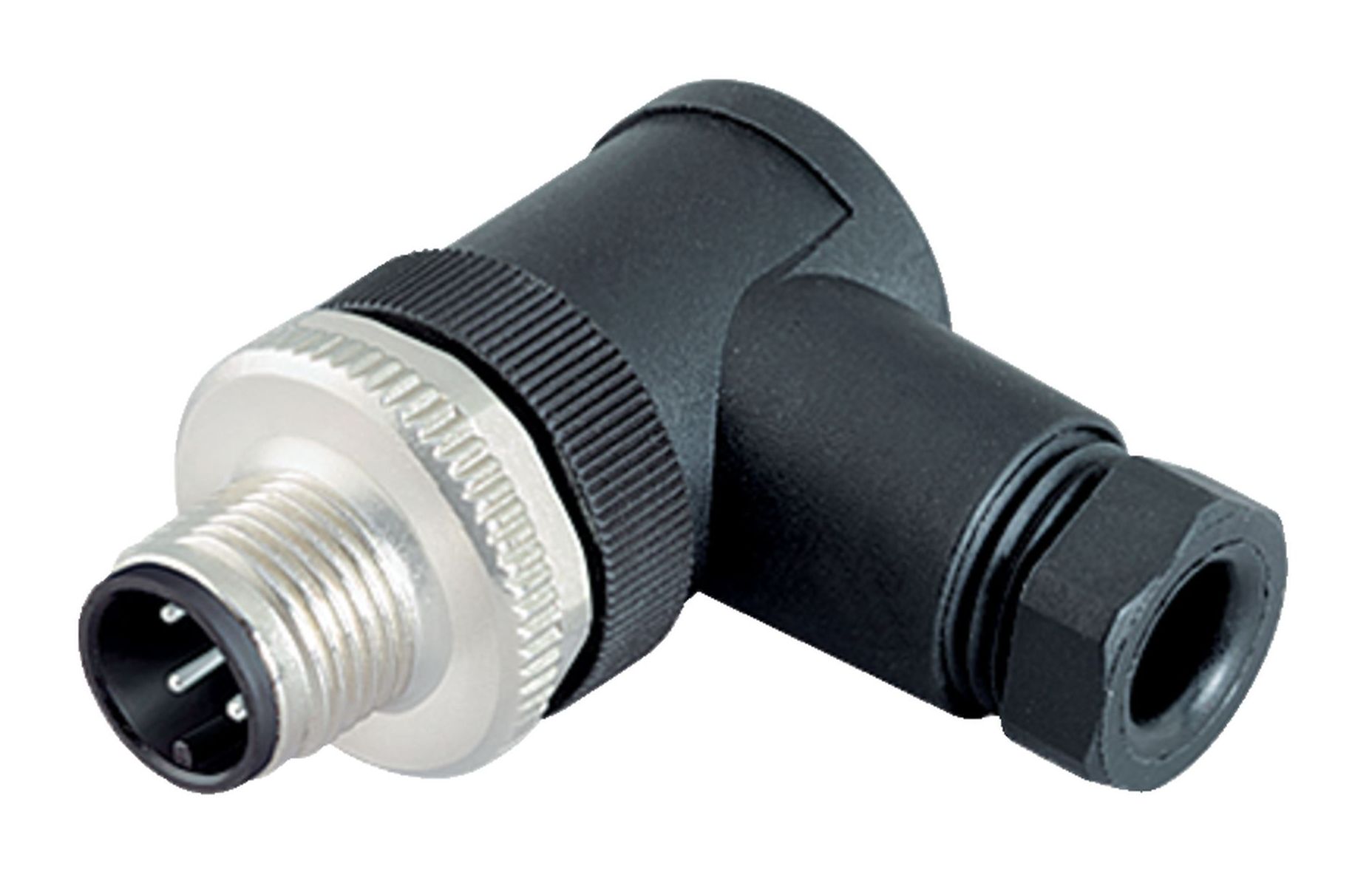 binder Connector, 8 Contacts, Cable, Plug, Male, IP67, 713 Series