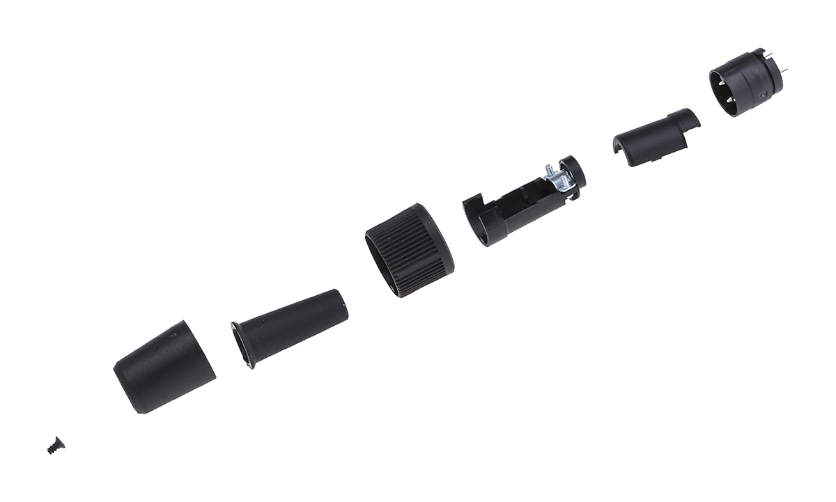 binder Circular Connector, 3 Contacts, Cable, Miniature Connector, Plug, Male, IP40, 678 Series