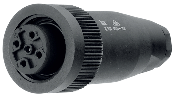 binder Socket, 5 Contacts, Cable, 12 mm Connector, Socket, Female, IP65, 694 Series