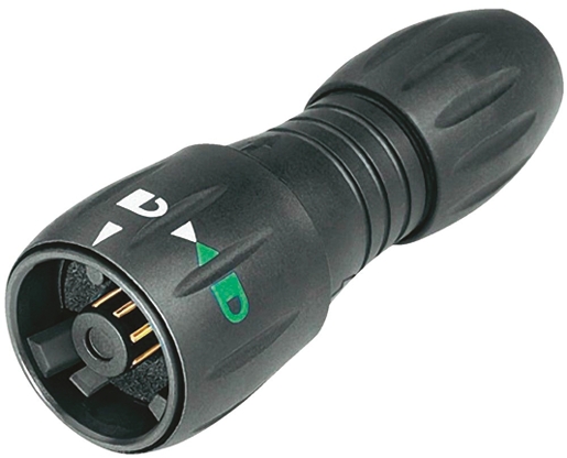 binder Circular Connector, 8 Contacts, Cable, Miniature Connector, Plug, Female, IP67, 770 Series