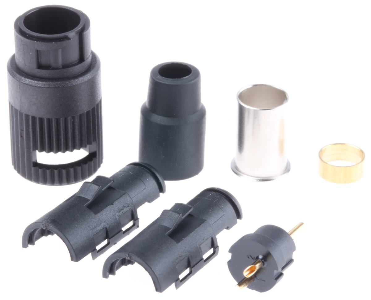 binder Circular Connector, 2 Contacts, Cable, Subminiature Connector, Plug, Male, IP40, 710 Series