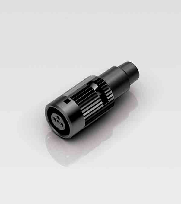 binder Circular Connector, 3 Contacts, Cable, Subminiature Connector, Socket, Female, IP40, 710 Series