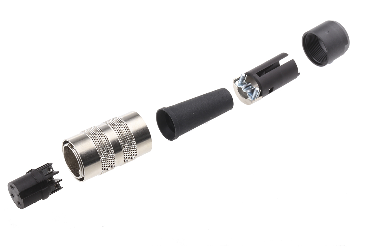 binder Circular Connector, 3 Contacts, Cable, M16 Connector, Socket, Female, IP40, 581 Series
