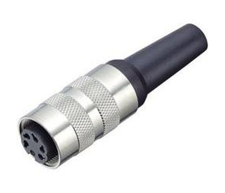 binder Circular Connector, 4 Contacts, Cable, M16 Connector, Socket, Female, IP40, 581 Series