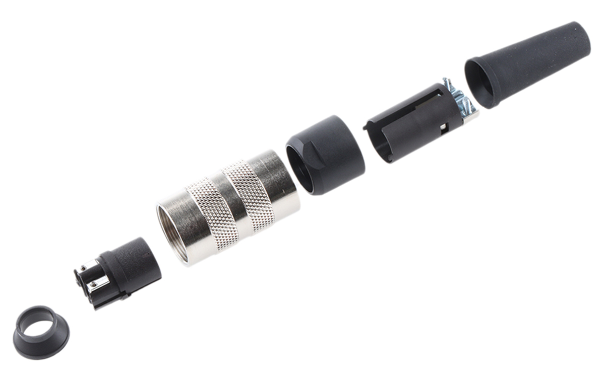 binder Circular Connector, 5 Contacts, Cable, M16 Connector, Socket, Female, IP40, 581 Series