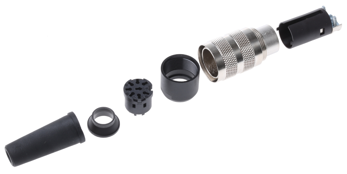 binder Circular Connector, 8 Contacts, Cable, M16 Connector, Plug, Male, IP40, 581 Series