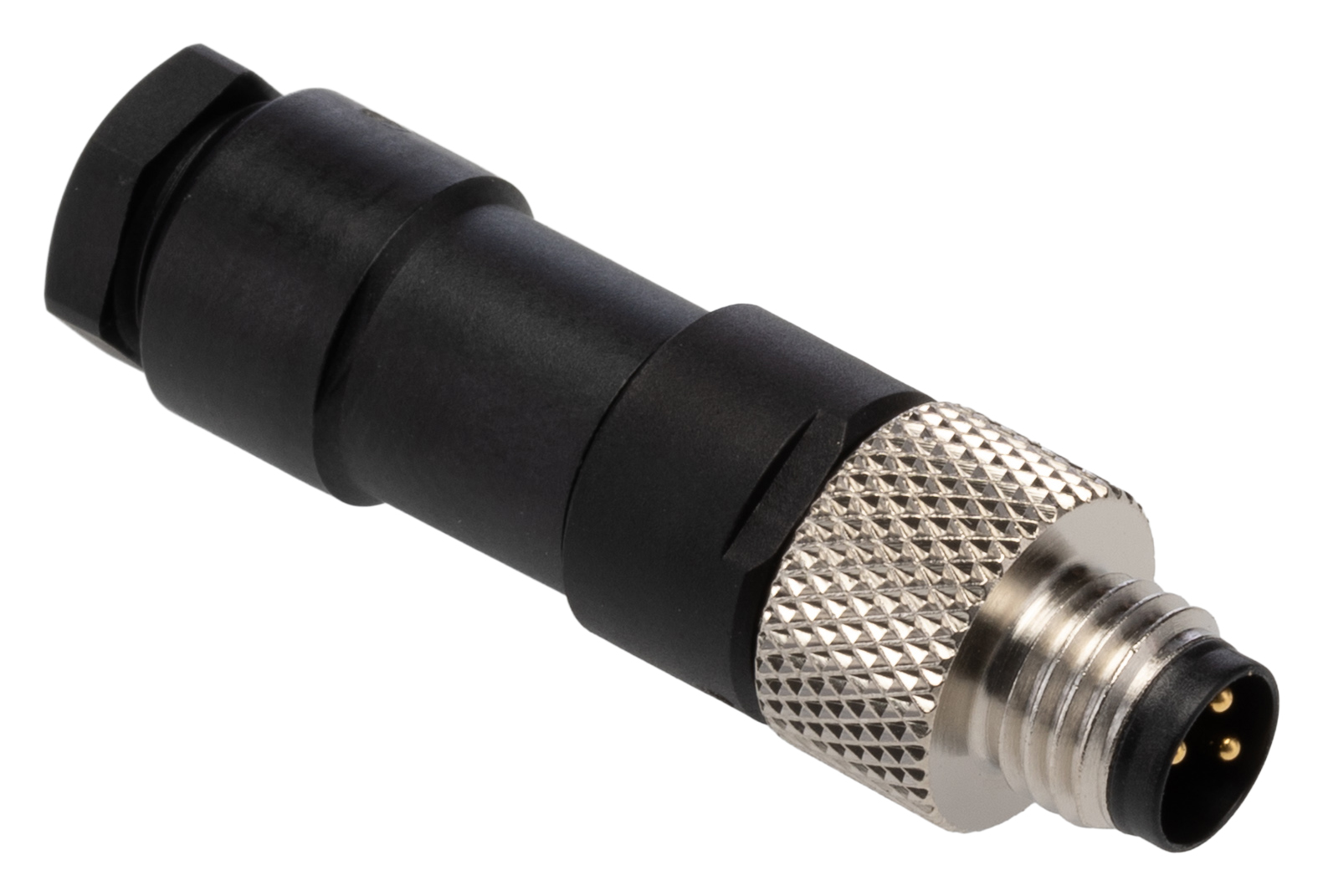 binder Circular Connector, 3 Contacts, Cable, M8 Connector, Plug, Male, IP67, 768 Series