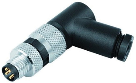 binder Circular Connector, 3 Contacts, Cable, M8 Connector, Plug, Male, IP67, 768 Series
