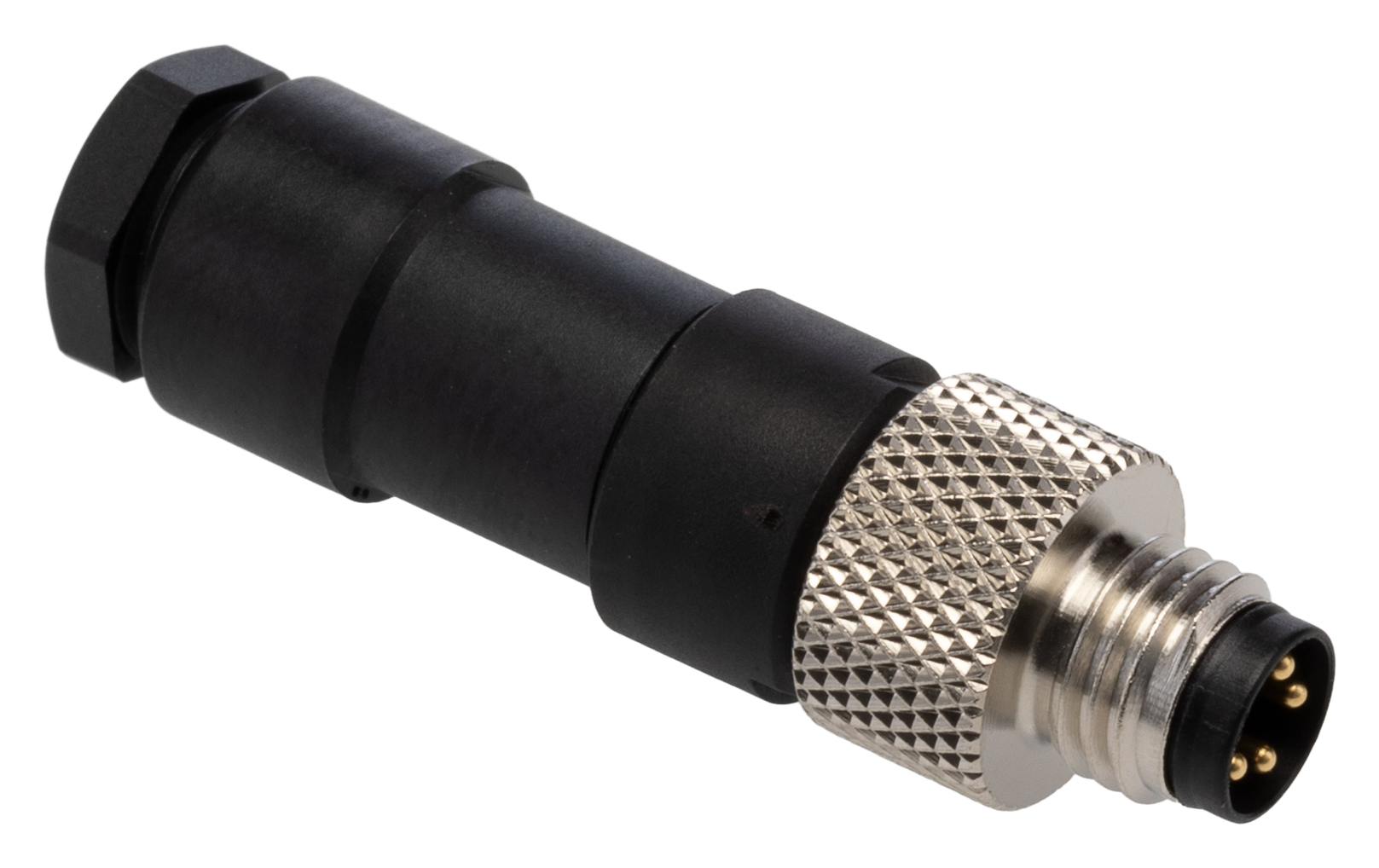 binder Circular Connector, 4 Contacts, Cable, M8 Connector, Plug, Male, IP67, 768 Series
