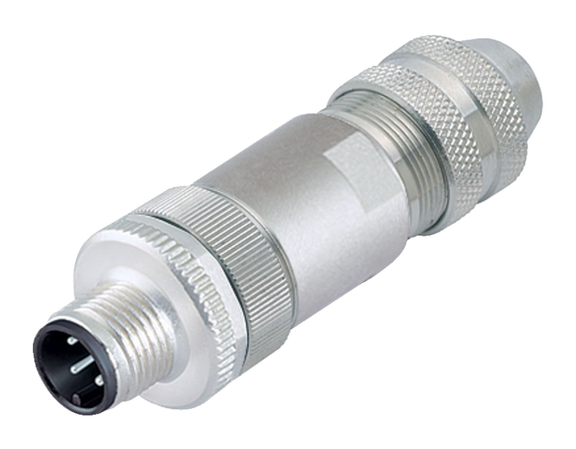 binder Industrial Circular Connector, 4 Contacts, Cable, M12 Connector, Plug, Male, IP67, 99 3729 810 04 Series