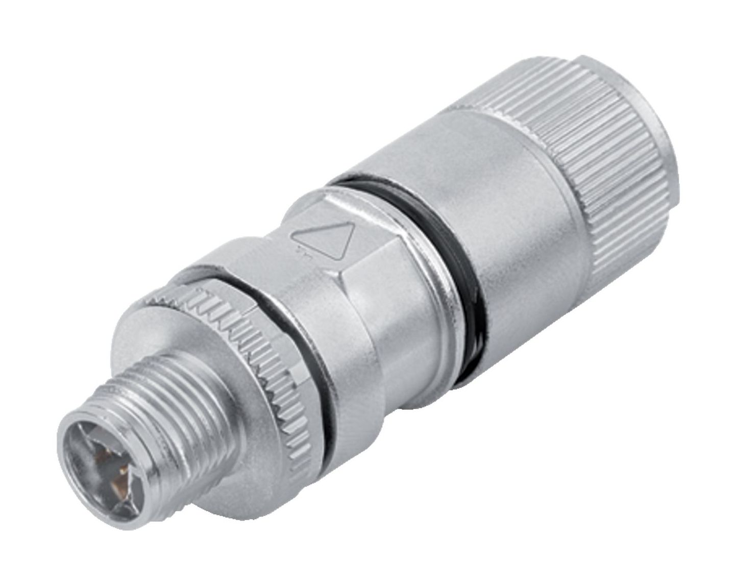 binder Connector, 8 Contacts, Cable, Plug, Male, IP67, 825 Series