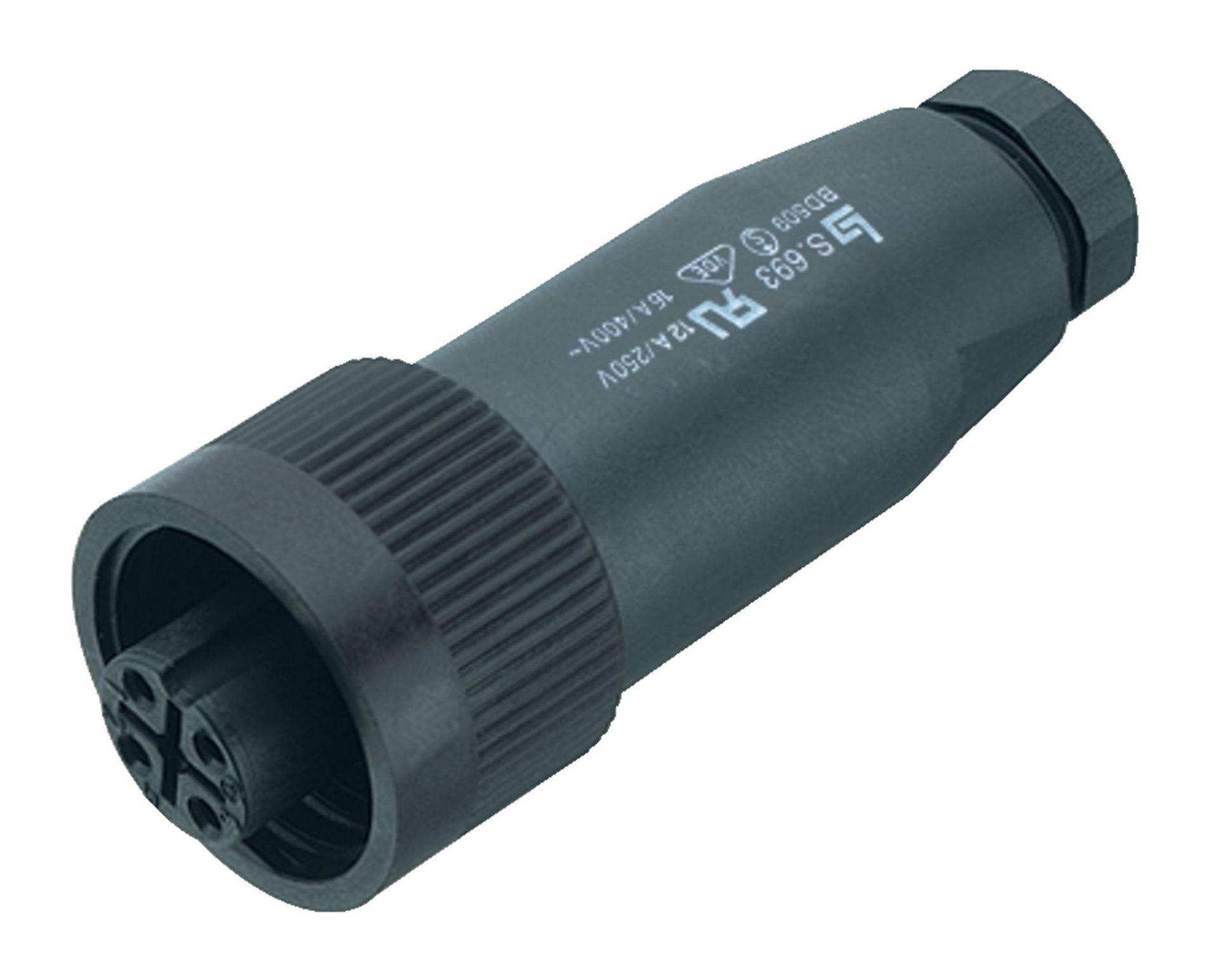 binder Industrial Circular Connector, 4 Contacts, Cable, RD24 Connector, Socket, Female, IP65, IP67, 693 Series