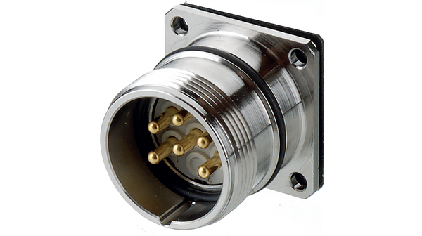 binder Connector, 12 Contacts, Panel Mount, M23 Connector, Plug, Male, IP67, 623 Series