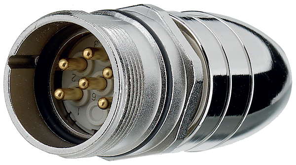 binder Connector, 6 Contacts, Cable, M23 Connector, Plug, Male, IP67, 623 Series