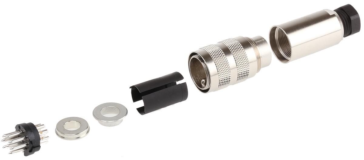binder Circular Connector, 8 Contacts, Cable, Miniature Connector, Socket, Male, IP67, 423 Series