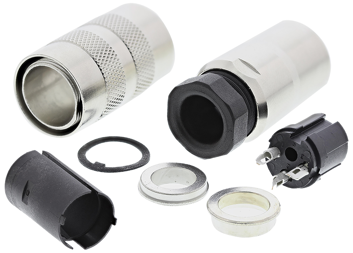 binder Circular Connector, 3 Contacts, Cable, Miniature Connector, Socket, Female, IP67, 423 Series