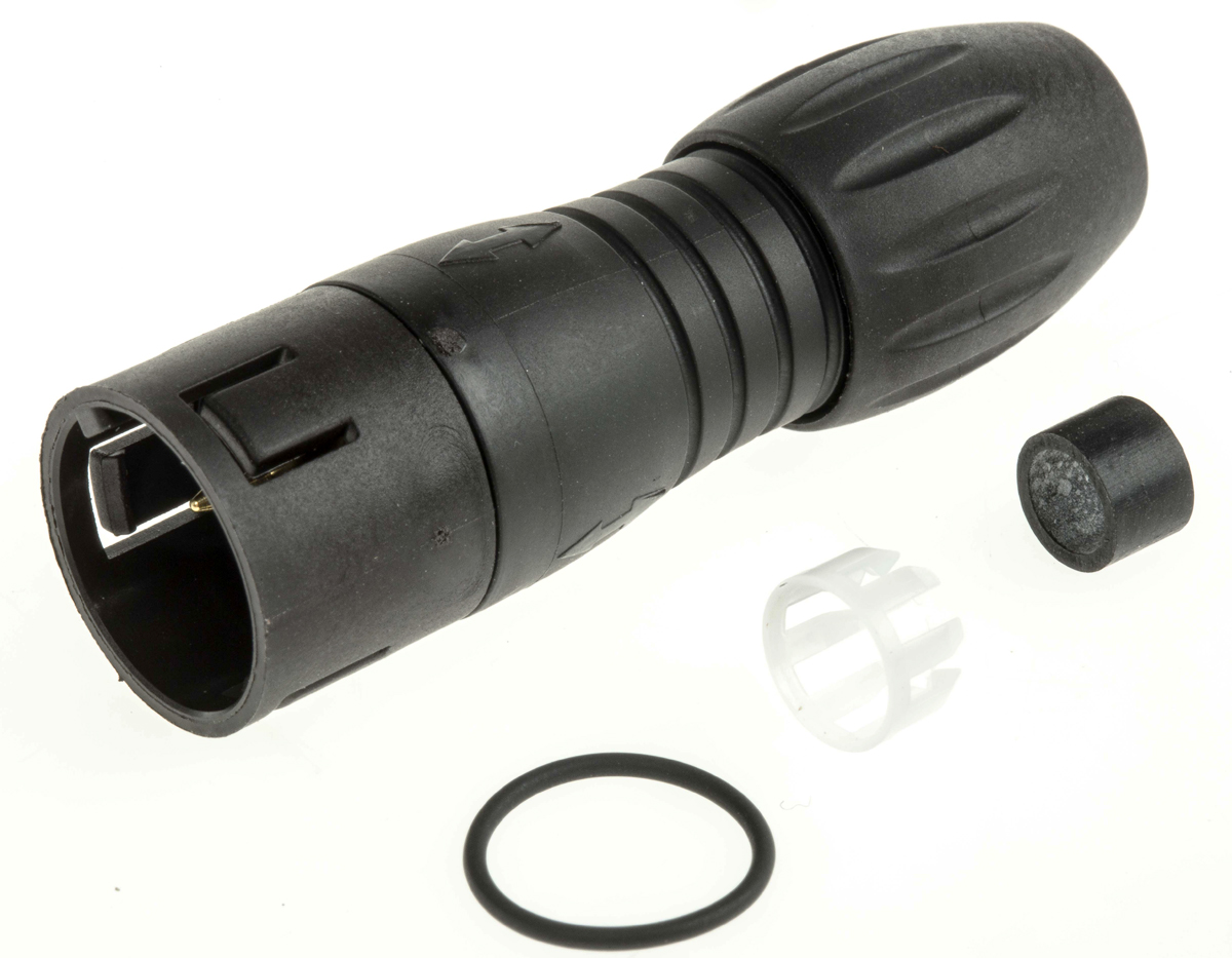 binder Circular Connector, 3 Contacts, Cable, Miniature Connector, Socket, Male, IP67, 720 Series