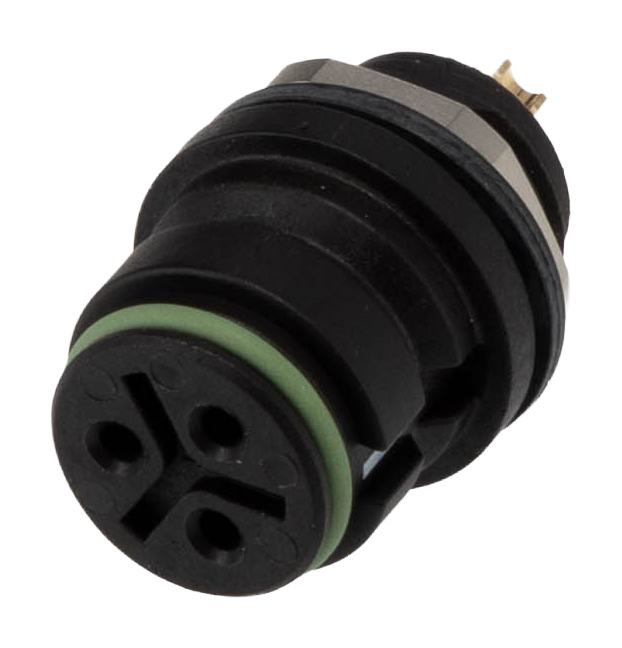 binder Miniature Connector, 3 Contacts, Panel Mount, Miniature Connector, Socket, Female, IP67, 720 Series
