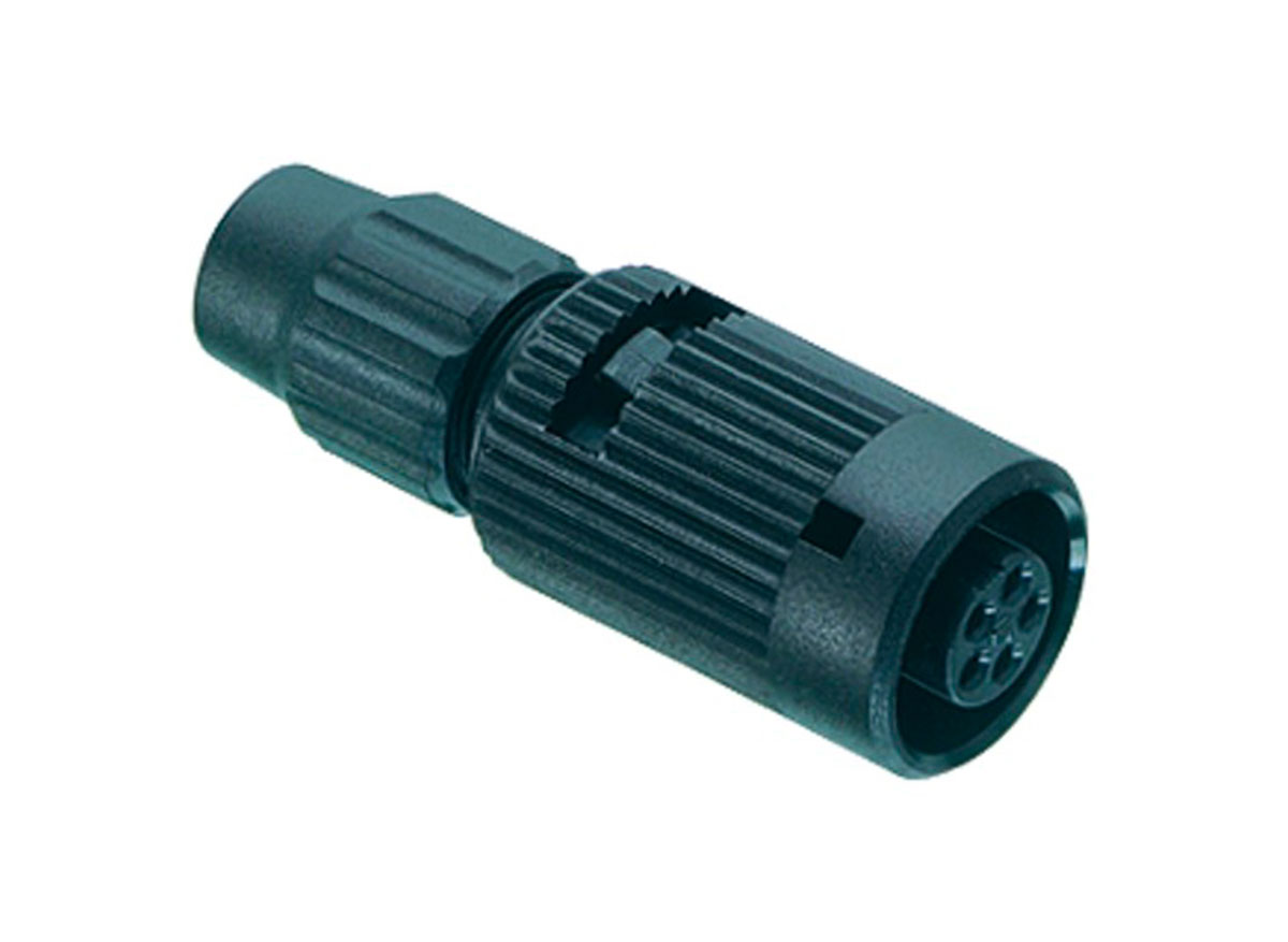 binder Circular Connector, 7 Contacts, Cable, Subminiature Connector, Socket, Female, IP40, 710 Series