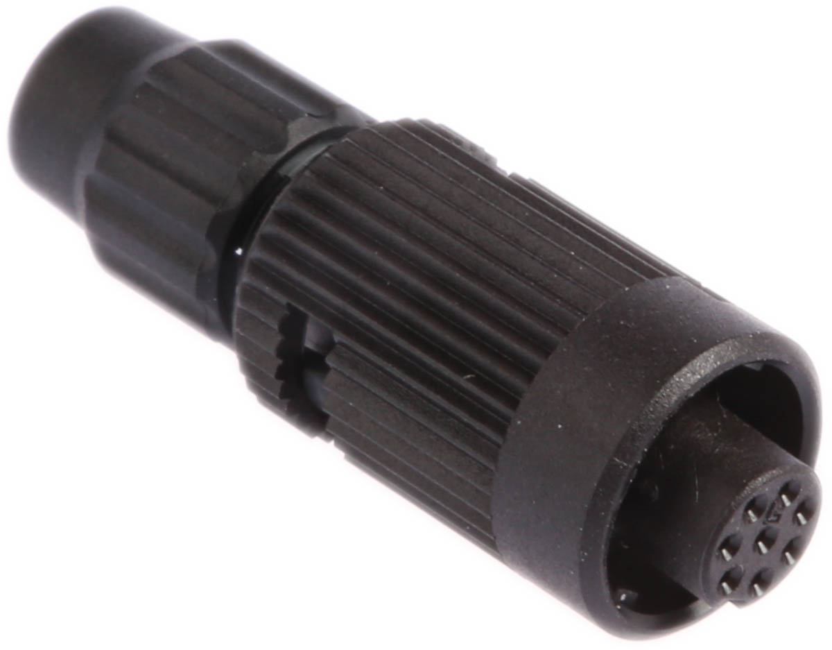 binder Circular Connector, 8 Contacts, Cable, Subminiature Connector, Socket, Female, IP40, 710 Series