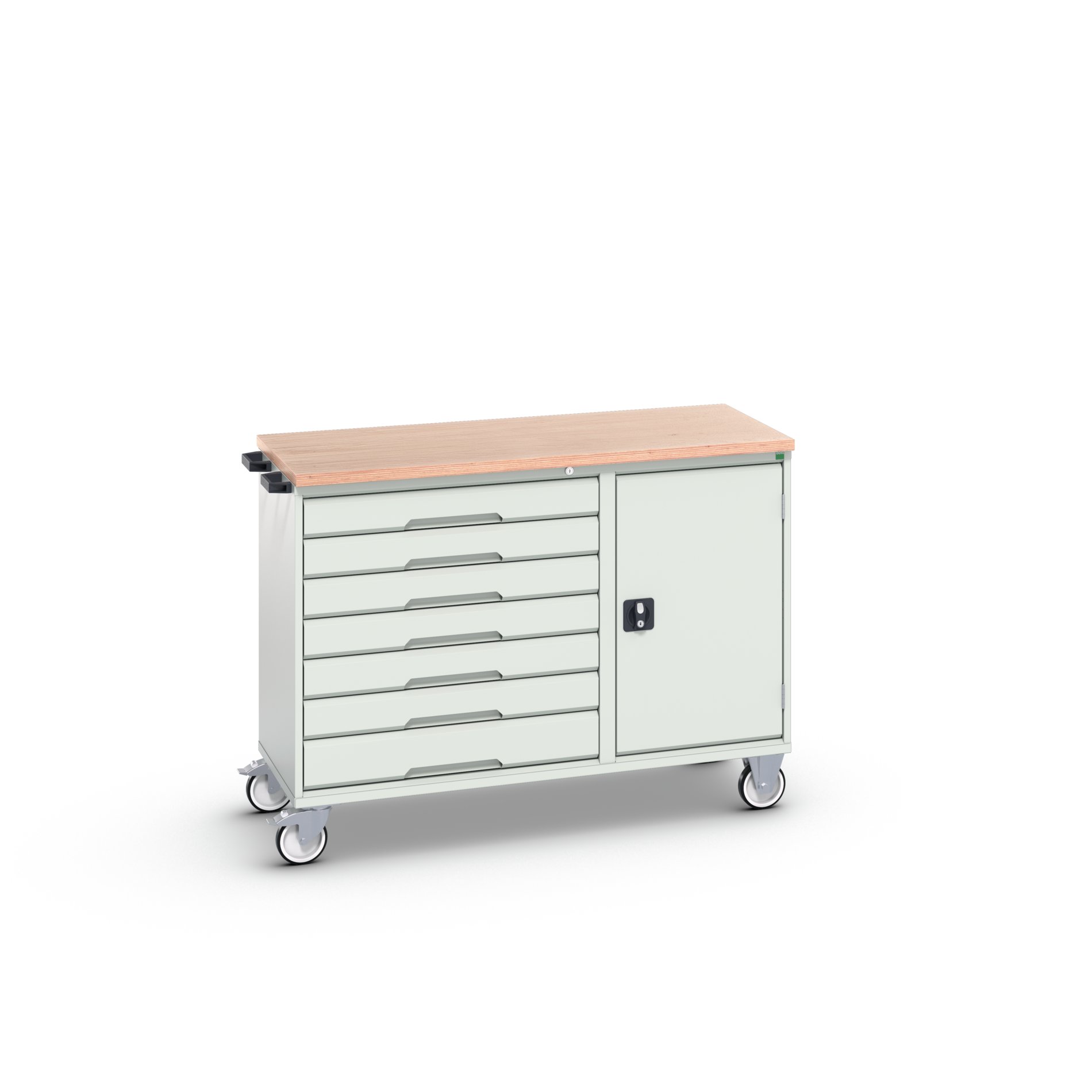 Bott Steel Trolley Trolley, 1300 x 600 x 980mm, 200kg Load