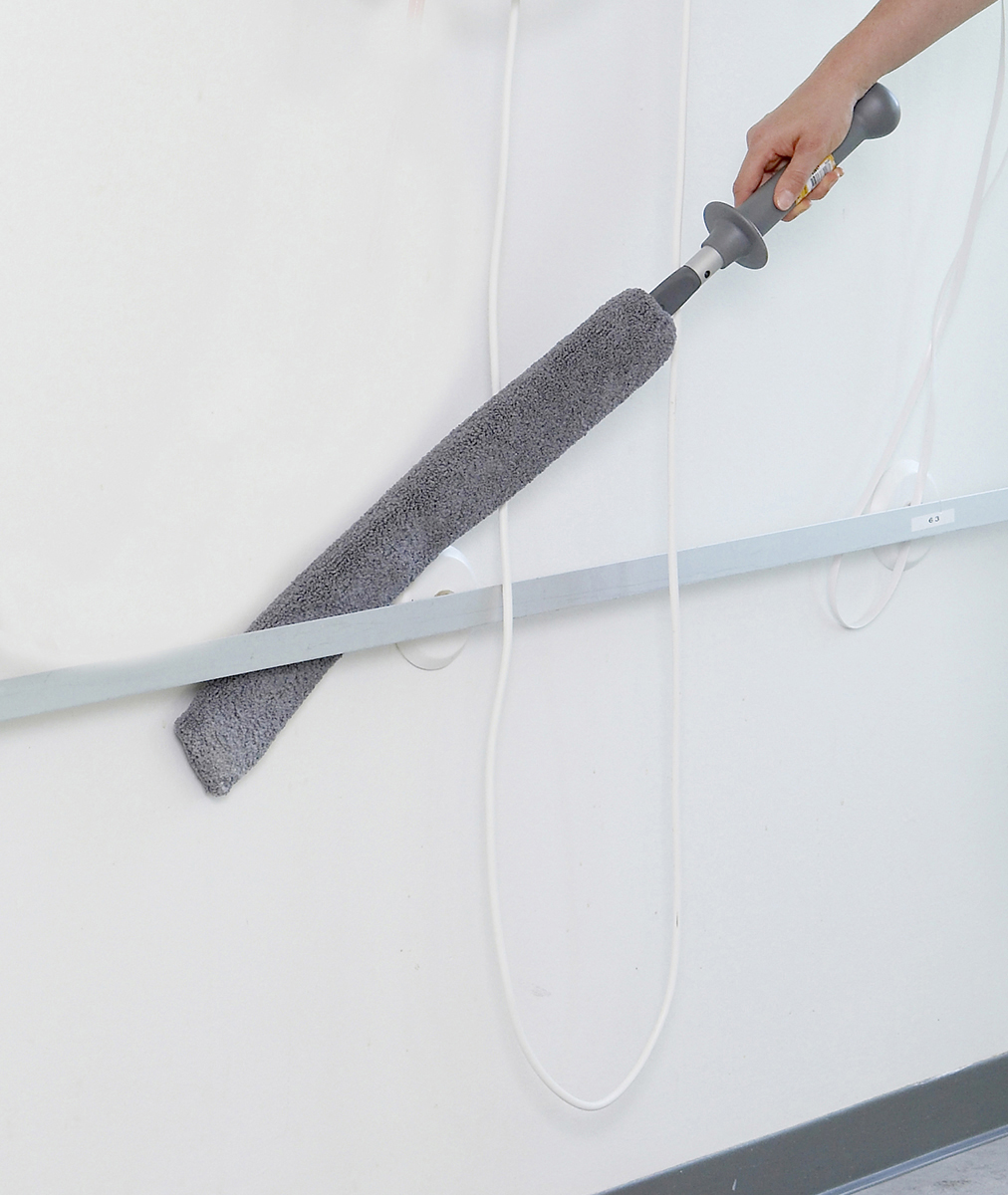 990102 Vikan Grey Duster Microfibre